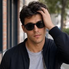 Avoid source photo example with sunglasses or face obstruction